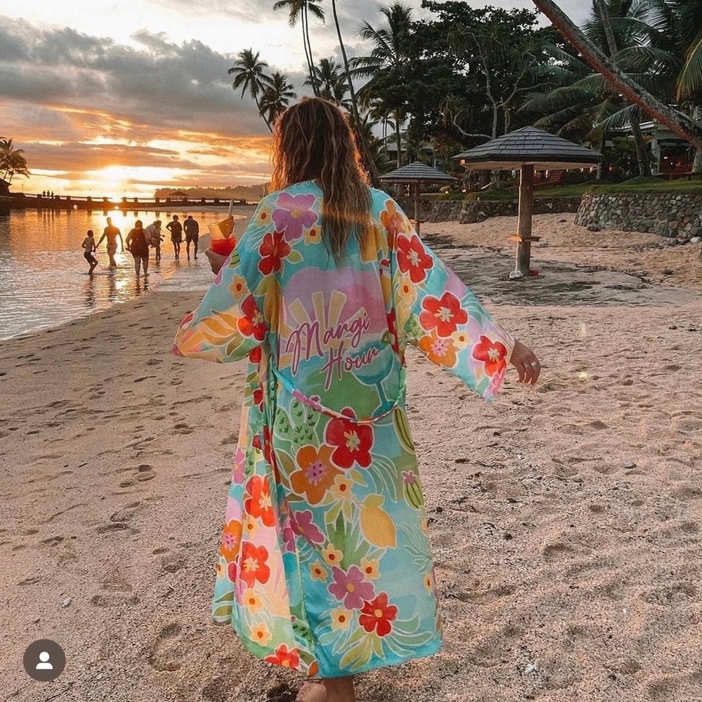 Spell and the gypsy collective NWT Margi House Maxi Robe Tutti Fruiti Size M/L
